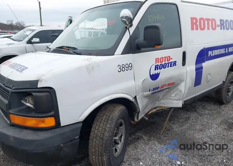 2007 Chevrolet Express Work Van from USA, damaged, VIN 1GCHG35U371246248